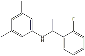 N-[1-(2-fluorophenyl)ethyl]-3,5-dimethylaniline|