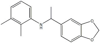 N-[1-(2H-1,3-benzodioxol-5-yl)ethyl]-2,3-dimethylaniline Struktur