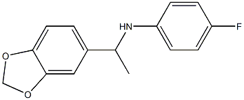  N-[1-(2H-1,3-benzodioxol-5-yl)ethyl]-4-fluoroaniline