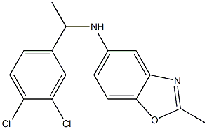 N-[1-(3,4-dichlorophenyl)ethyl]-2-methyl-1,3-benzoxazol-5-amine