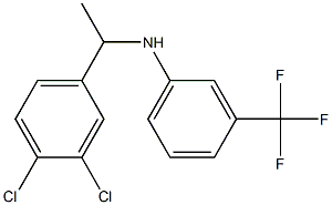  N-[1-(3,4-dichlorophenyl)ethyl]-3-(trifluoromethyl)aniline