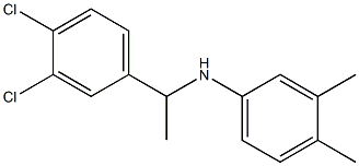 N-[1-(3,4-dichlorophenyl)ethyl]-3,4-dimethylaniline Structure