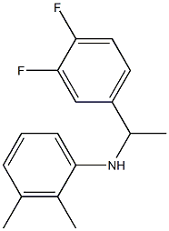 N-[1-(3,4-difluorophenyl)ethyl]-2,3-dimethylaniline Struktur