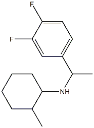 N-[1-(3,4-difluorophenyl)ethyl]-2-methylcyclohexan-1-amine Struktur
