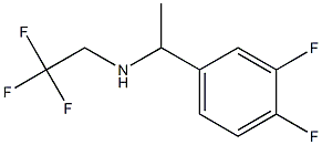 N-[1-(3,4-difluorophenyl)ethyl]-N-(2,2,2-trifluoroethyl)amine 化学構造式