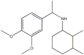 N-[1-(3,4-dimethoxyphenyl)ethyl]-2,3-dimethylcyclohexan-1-amine Structure