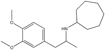 N-[1-(3,4-dimethoxyphenyl)propan-2-yl]cycloheptanamine