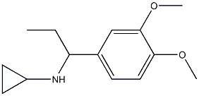  N-[1-(3,4-dimethoxyphenyl)propyl]cyclopropanamine