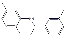 N-[1-(3,4-dimethylphenyl)ethyl]-2,5-difluoroaniline Structure