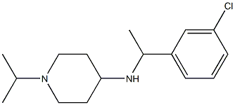 N-[1-(3-chlorophenyl)ethyl]-1-(propan-2-yl)piperidin-4-amine