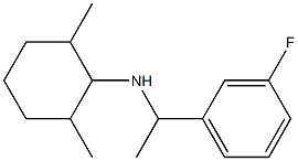 N-[1-(3-fluorophenyl)ethyl]-2,6-dimethylcyclohexan-1-amine Structure