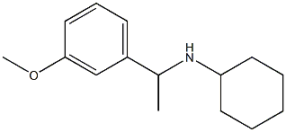N-[1-(3-methoxyphenyl)ethyl]cyclohexanamine,,结构式