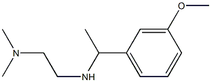 N'-[1-(3-methoxyphenyl)ethyl]-N,N-dimethylethane-1,2-diamine Structure