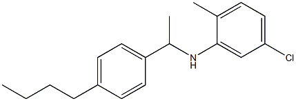 N-[1-(4-butylphenyl)ethyl]-5-chloro-2-methylaniline