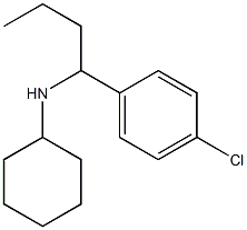N-[1-(4-chlorophenyl)butyl]cyclohexanamine