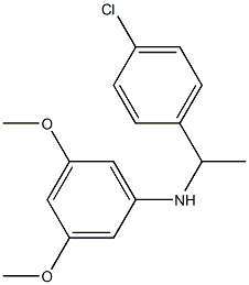  N-[1-(4-chlorophenyl)ethyl]-3,5-dimethoxyaniline