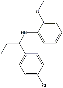  N-[1-(4-chlorophenyl)propyl]-2-methoxyaniline