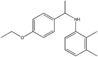 N-[1-(4-ethoxyphenyl)ethyl]-2,3-dimethylaniline,,结构式