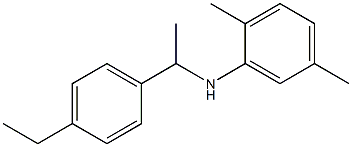 N-[1-(4-ethylphenyl)ethyl]-2,5-dimethylaniline Structure