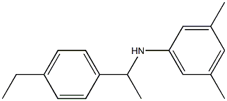 N-[1-(4-ethylphenyl)ethyl]-3,5-dimethylaniline Structure