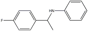 N-[1-(4-fluorophenyl)ethyl]aniline,,结构式