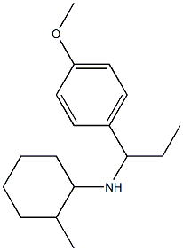 N-[1-(4-methoxyphenyl)propyl]-2-methylcyclohexan-1-amine 化学構造式