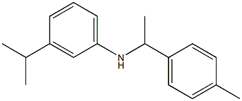 N-[1-(4-methylphenyl)ethyl]-3-(propan-2-yl)aniline