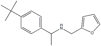 N-[1-(4-tert-butylphenyl)ethyl]-N-(2-furylmethyl)amine Structure