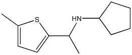 N-[1-(5-methylthiophen-2-yl)ethyl]cyclopentanamine,,结构式