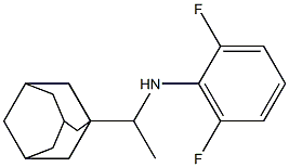 N-[1-(adamantan-1-yl)ethyl]-2,6-difluoroaniline,,结构式