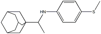 N-[1-(adamantan-1-yl)ethyl]-4-(methylsulfanyl)aniline Struktur