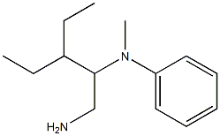 N-[1-(aminomethyl)-2-ethylbutyl]-N-methyl-N-phenylamine Structure