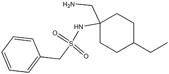 N-[1-(aminomethyl)-4-ethylcyclohexyl]-1-phenylmethanesulfonamide Structure