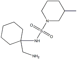 N-[1-(aminomethyl)cyclohexyl]-3-methylpiperidine-1-sulfonamide Structure