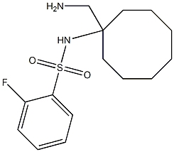 N-[1-(aminomethyl)cyclooctyl]-2-fluorobenzene-1-sulfonamide