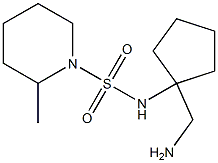 N-[1-(aminomethyl)cyclopentyl]-2-methylpiperidine-1-sulfonamide