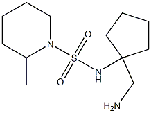 N-[1-(aminomethyl)cyclopentyl]-2-methylpiperidine-1-sulfonamide Structure