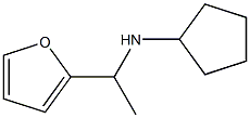 N-[1-(furan-2-yl)ethyl]cyclopentanamine,,结构式