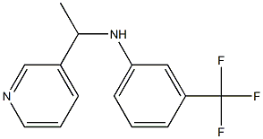 N-[1-(pyridin-3-yl)ethyl]-3-(trifluoromethyl)aniline Structure