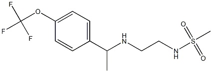 N-[2-({1-[4-(trifluoromethoxy)phenyl]ethyl}amino)ethyl]methanesulfonamide|