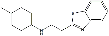 N-[2-(1,3-benzothiazol-2-yl)ethyl]-4-methylcyclohexan-1-amine Structure