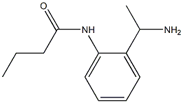 N-[2-(1-aminoethyl)phenyl]butanamide,,结构式