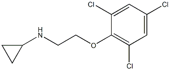 N-[2-(2,4,6-trichlorophenoxy)ethyl]cyclopropanamine|