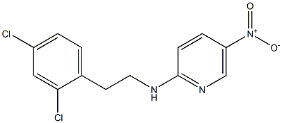 N-[2-(2,4-dichlorophenyl)ethyl]-5-nitropyridin-2-amine Structure