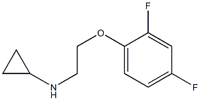 N-[2-(2,4-difluorophenoxy)ethyl]cyclopropanamine
