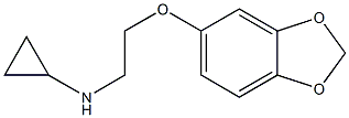 N-[2-(2H-1,3-benzodioxol-5-yloxy)ethyl]cyclopropanamine