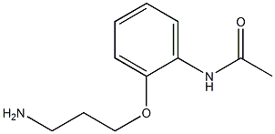 N-[2-(3-aminopropoxy)phenyl]acetamide