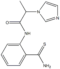 N-[2-(aminocarbonothioyl)phenyl]-2-(1H-imidazol-1-yl)propanamide