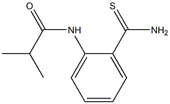 N-[2-(aminocarbonothioyl)phenyl]-2-methylpropanamide Structure