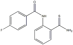 N-[2-(aminocarbonothioyl)phenyl]-4-fluorobenzamide